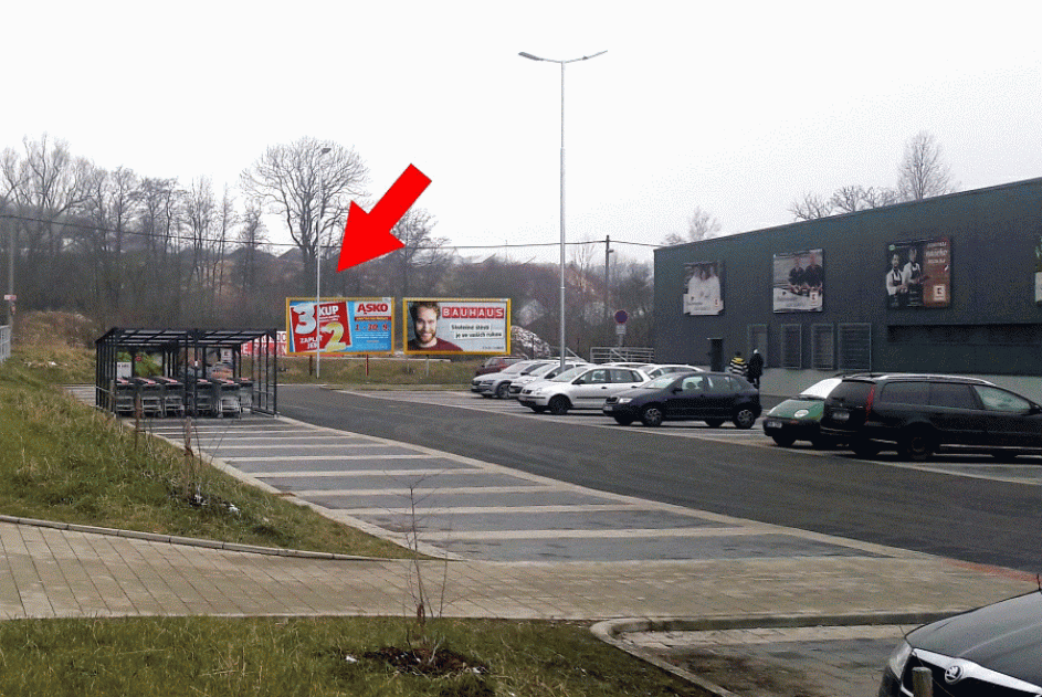 Varnsdorf, Čs. mládeže KAUFLAND, billboard