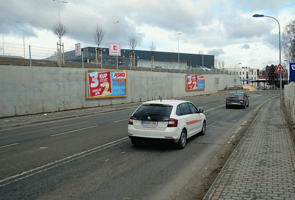 Humpolec, Okružní /KAUFLAND, billboard