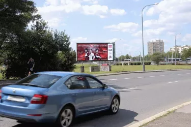 Plukovníka Mráze, Praha 10, Praha 15, billboard
