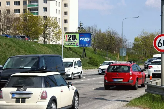 Jihlavská /Svážná, Brno, Brno, billboard