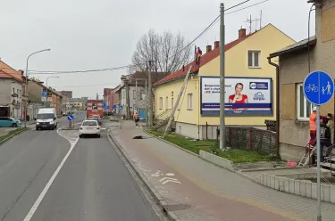 1. máje, Bohumín, Karviná, billboard