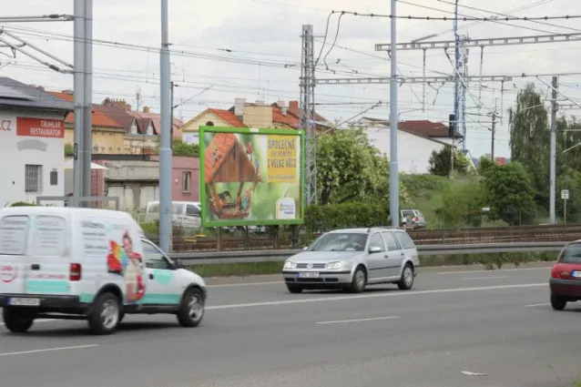 U trati, Plzeň, Plzeň-město, Billboard