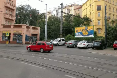 Ostrčilovo nám., Praha 2, Praha 02, Billboard
