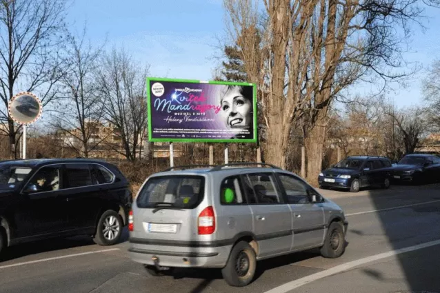 U nákladového nádraží, Praha 3, Praha 03, Billboard