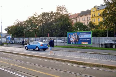 U Výstaviště, Praha 7, Praha, Billboard