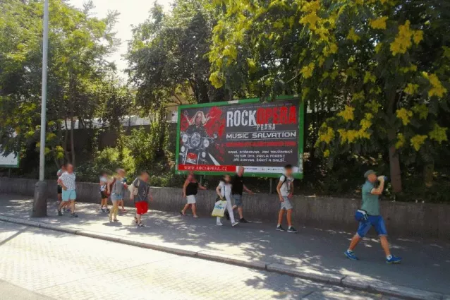 Nádražní, Praha 5, Praha, Billboard