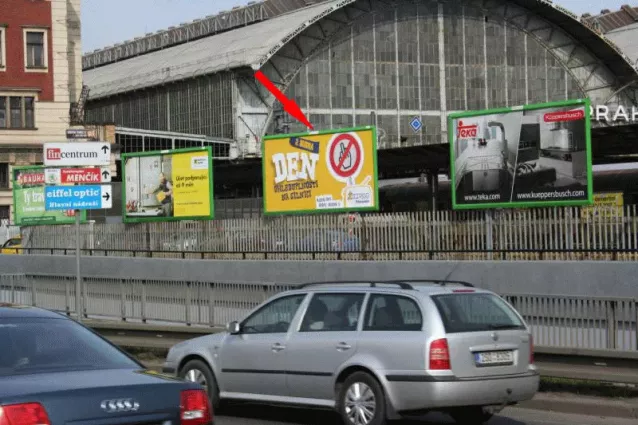 Wilsonova, Praha 2, Praha, Billboard