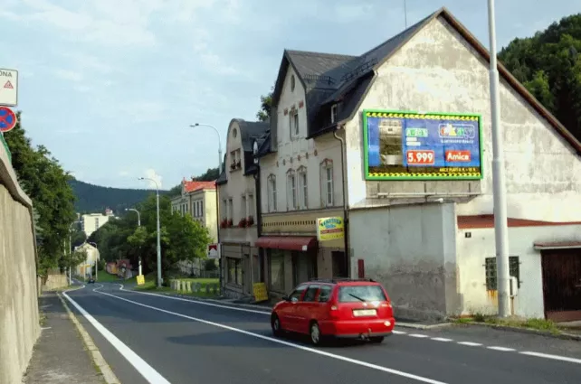 Dukelských hrdinů, Jáchymov, Karlovy Vary, Billboard