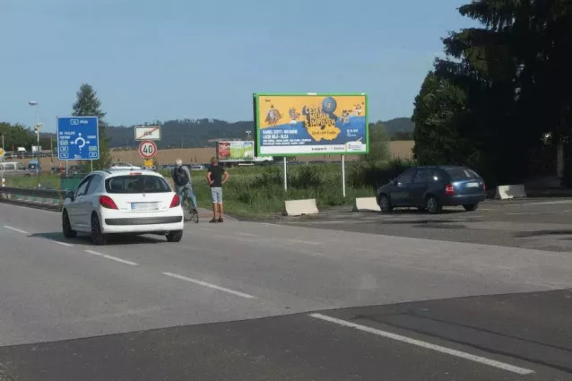 Maršála Koněva, Jičín, Jičín, Billboard