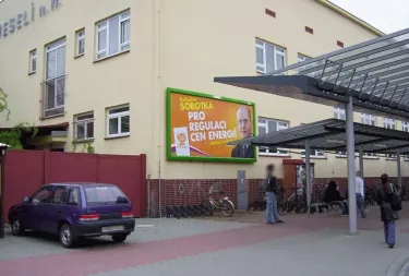 bus.nádraží, Veselí nad Moravou, Hodonín, Billboard