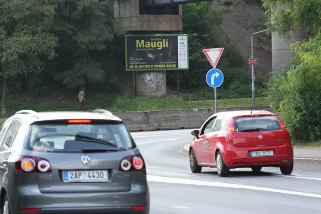 Na žertvách, Praha 8, Praha, Billboard