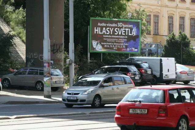 Sokolovská, Praha 8, Praha, Billboard