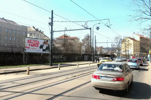 Na Slupi, Praha 2, Praha, Billboard