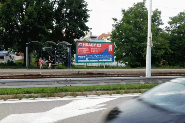 Kníničská, Brno, Brno-město, Billboard