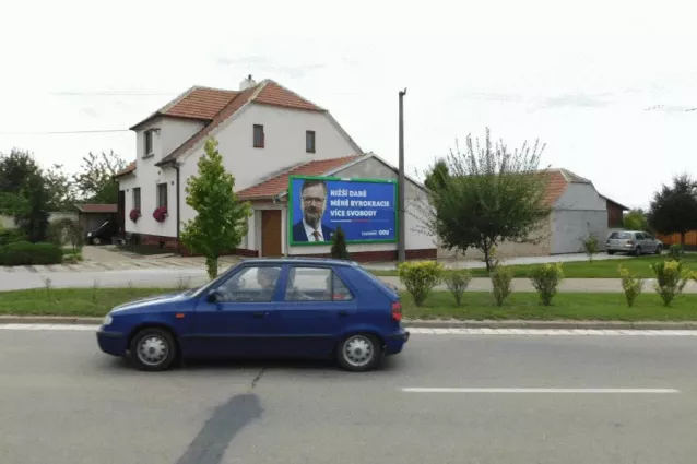Masarykova, Lanžhot, Břeclav, Billboard