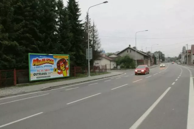 Polanecká, Ostrava, Ostrava-město, Billboard