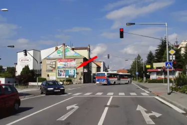 Sokolovská, Velké Meziříčí, Žďár nad Sázavo, Billboard