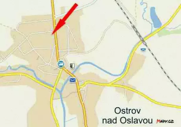 silnice I/37, Ostrov nad Oslavou, Žďár nad Sázavo, Billboard