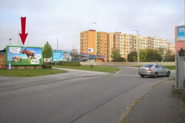 Strakonická, České Budějovice, České Budějovic, Billboard