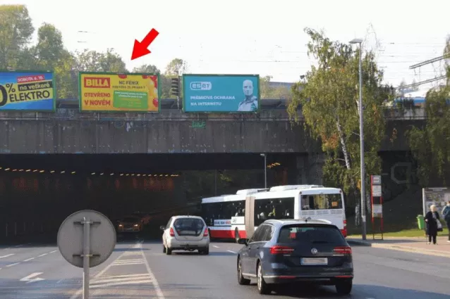 K Žižkovu, Praha 9, Praha, Billboard