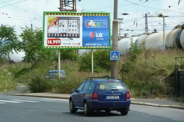 Tovární, Ústí nad Labem, Ústí nad Labem, Billboard