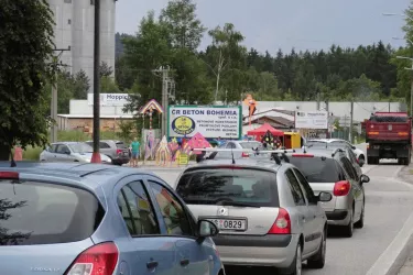 silnice I/3, E55, Kaplice, Český Krumlov, Billboard