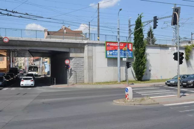 U Trati, Plzeň, Plzeň-město, Billboard