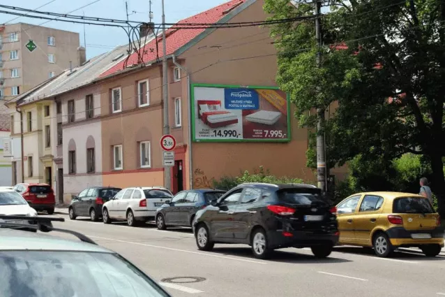 Lidická, České Budějovice, České Budějovic, Billboard