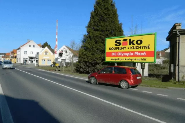 silnice I/26, Holýšov, Domažlice, Billboard