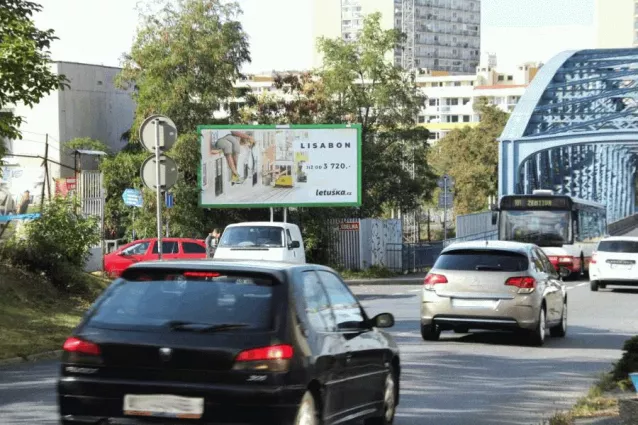 Moskevská, Praha 10, Praha, Billboard