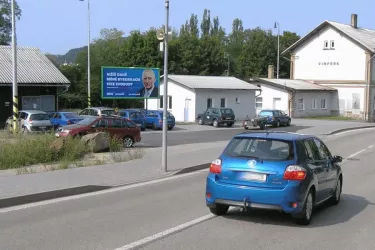 Sklářská, Vimperk, Prachatice, Billboard