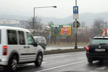 Žižkova II /Drážní, Ústí nad Labem, Ústí nad Labem, Billboard