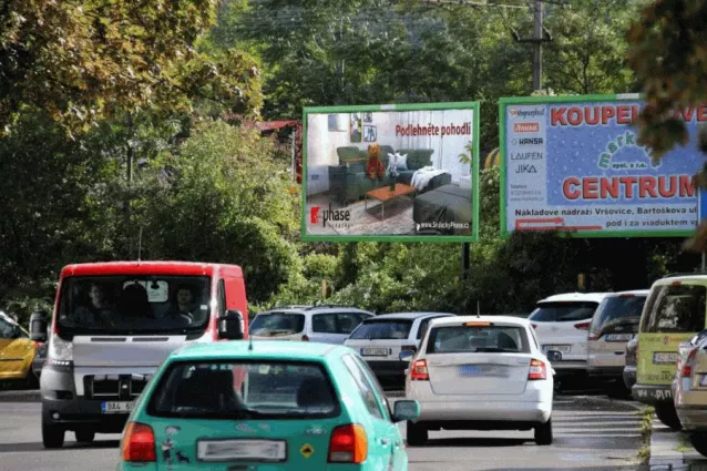 Petrohradská, Praha 10, Praha, Billboard