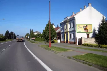 silnice I/47, Osek nad Bečvou, Přerov, Billboard