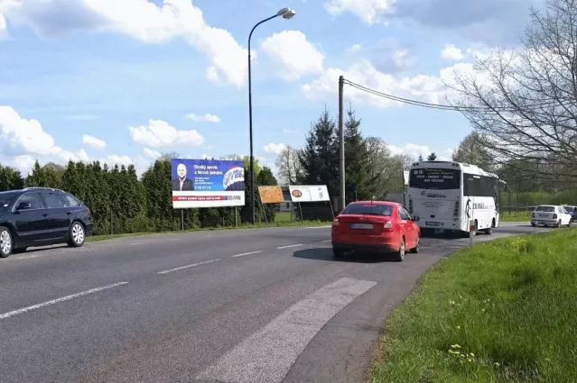 Dubá, I/9,Dubá, Česká Lípa, billboard