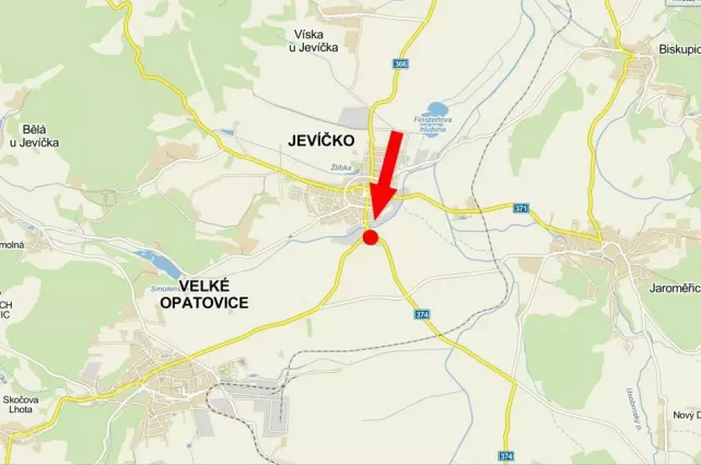 Jevíčko PENNY, II/372,Jevíčko, Svitavy, billboard