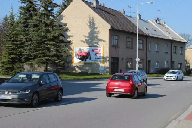 Hegerova I/34, Polička, Svitavy, billboard