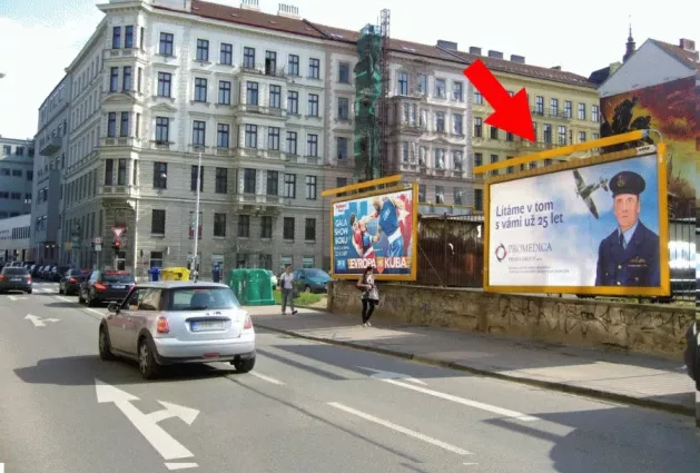 Příkop /Bratislavská, Brno, Brno, billboard