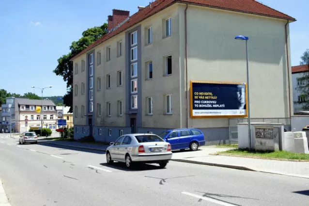 Na Kasárnách BILLA, Humpolec, Pelhřimov, billboard