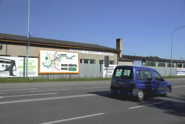 Nádražní E551,I/34, Pelhřimov, Pelhřimov, billboard