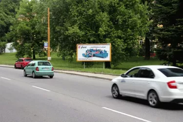 Brněnská /Hradební, Jihlava, Jihlava, billboard