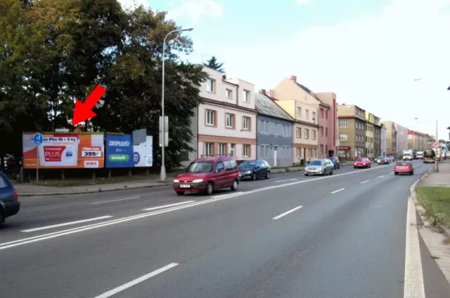 A.Dvořáka /M.Alše E442,I/35, Hradec Králové, Hradec Králové, billboard