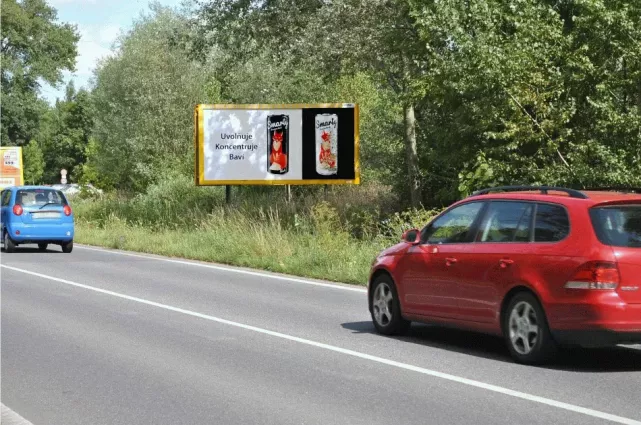 Pražská, Poděbrady, Nymburk, billboard