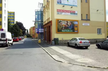 Palackého, Rumburk, Děčín, billboard