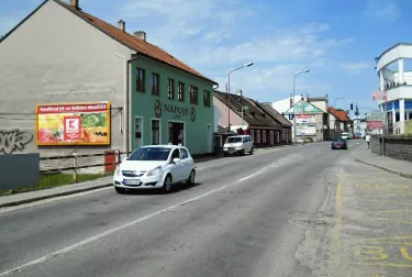 Sokolovská, Velké Meziříčí, Žďár nad Sázavou, billboard