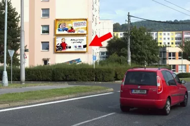 Na Sklípku, Ústí nad Labem, Ústí nad Labem, billboard