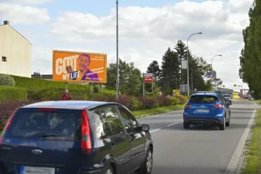 Znojemská /Nezvalova, Jihlava, Jihlava, billboard