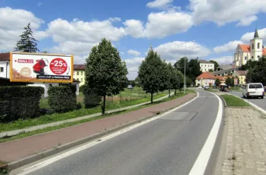 okruh E461,I/43, Letovice, Blansko, billboard