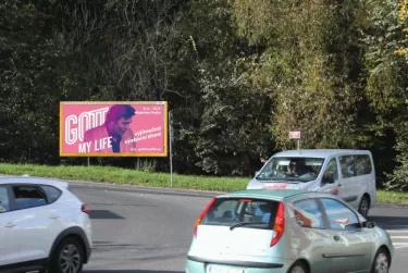 Želenická /Dělnická, Děčín, Děčín, billboard
