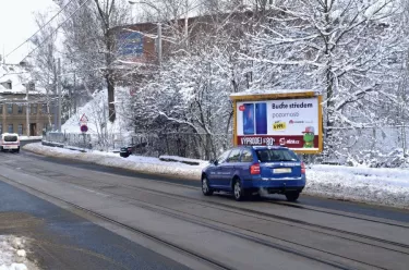 Hanychovská /Sázavská, Liberec, Liberec, billboard